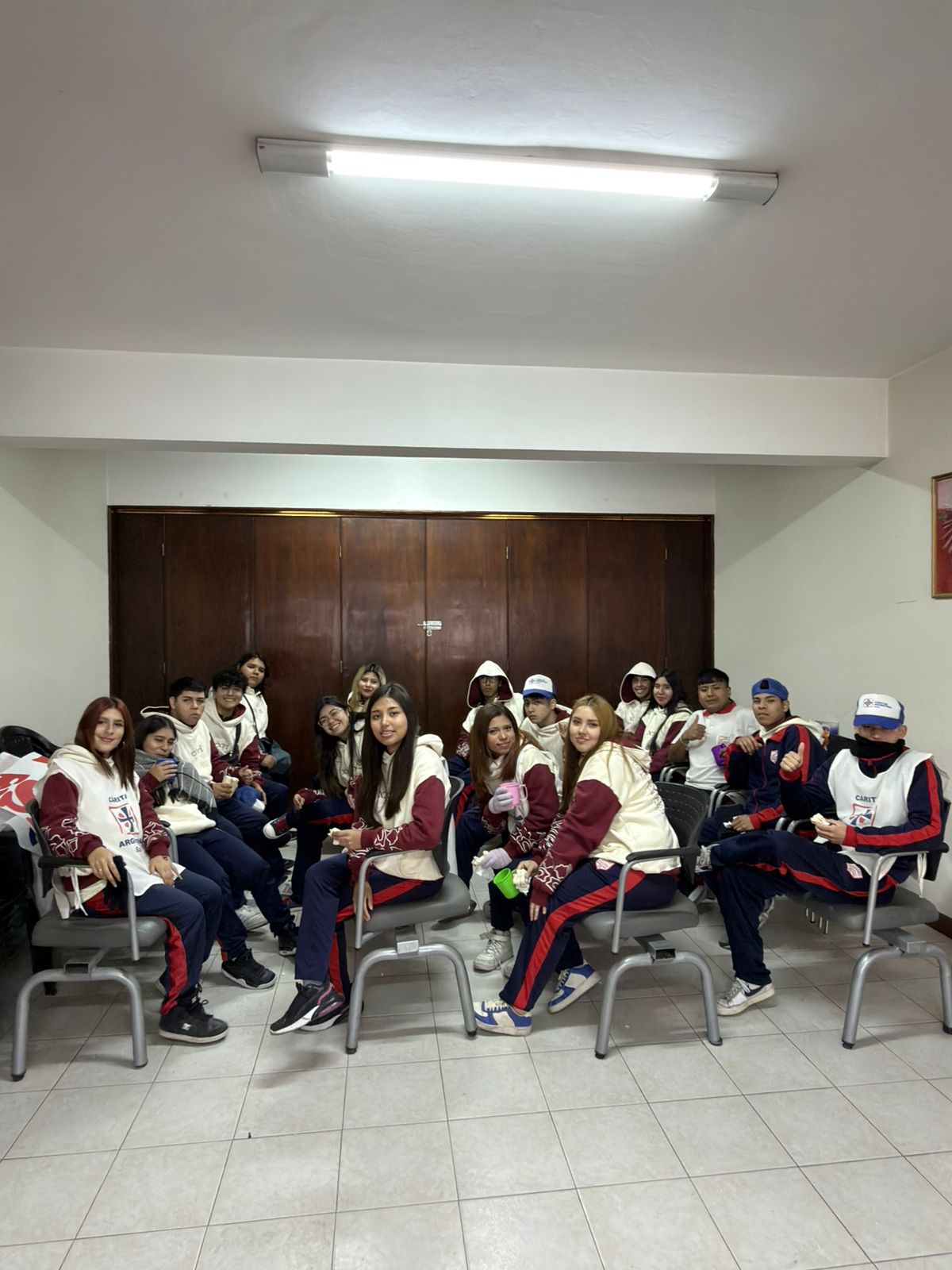 Estudiantes del Colegio Facundo Quiroga